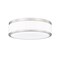 Z-Lite Ballord 1 Light Flush Mount, 12in. W x 13in. L, Brushed Nickel 1012F12-BN-LED - alternate 8